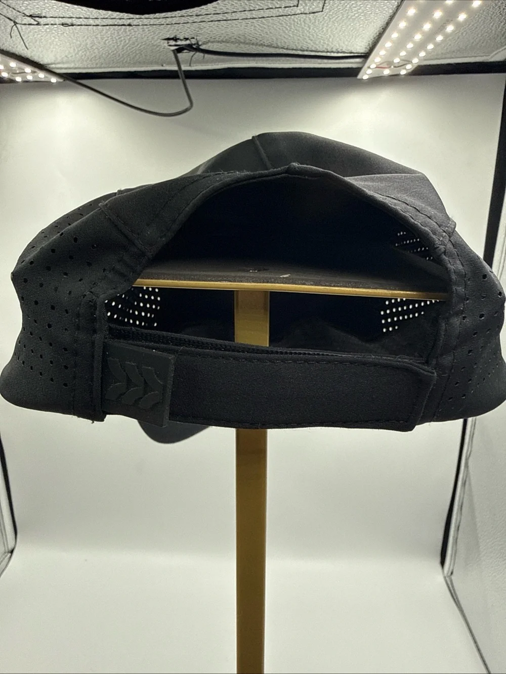 all in motion Black Perforated VR Headset Cover with Reflective Strip